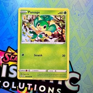 pansage (007/264) - common — pokémon: fusion strike